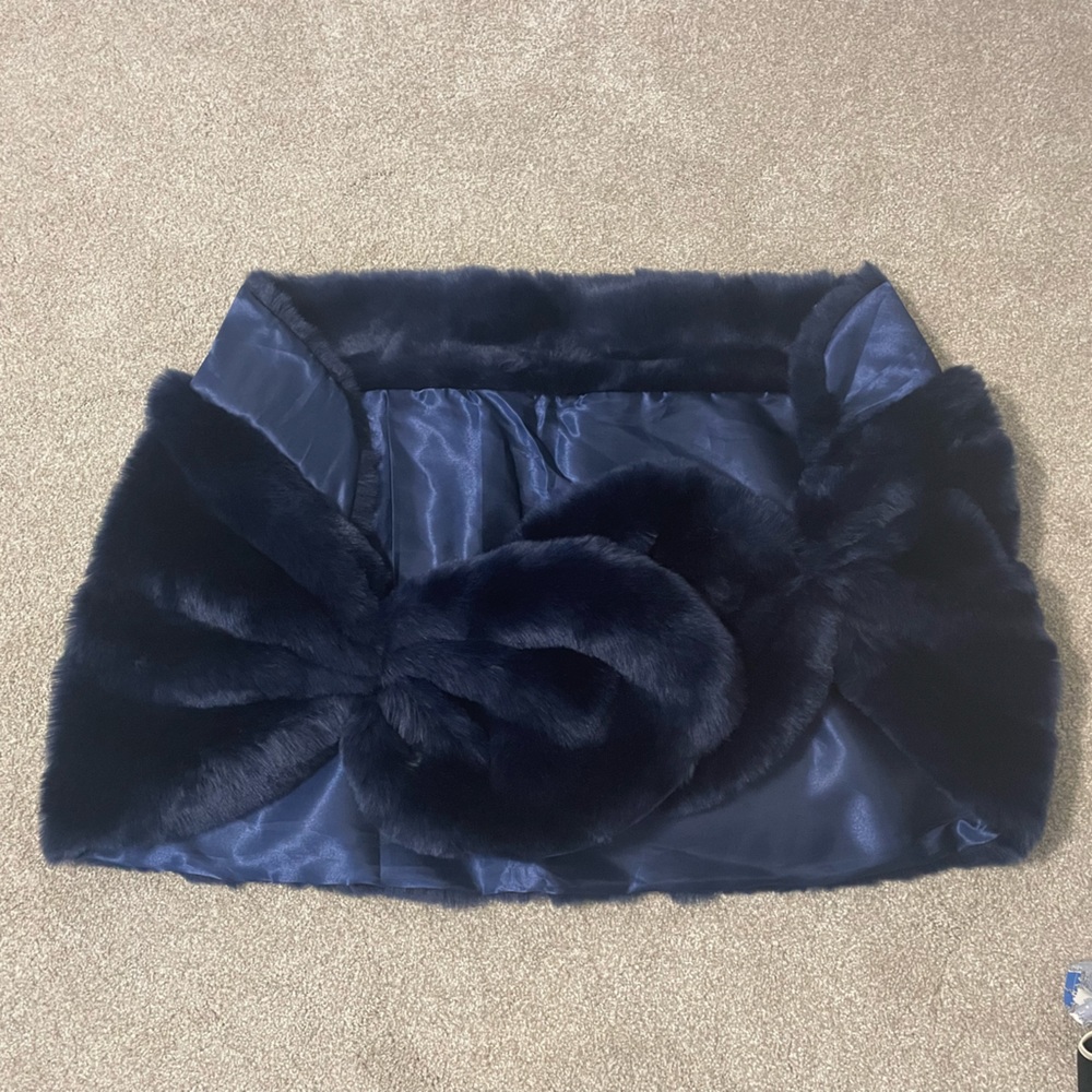Faux Fur Shawl Wrap Stole Shrug Winter Bridal Wedding Cover Up